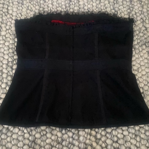 Black corset by black house, white market, size 8 - Picture 2 of 3